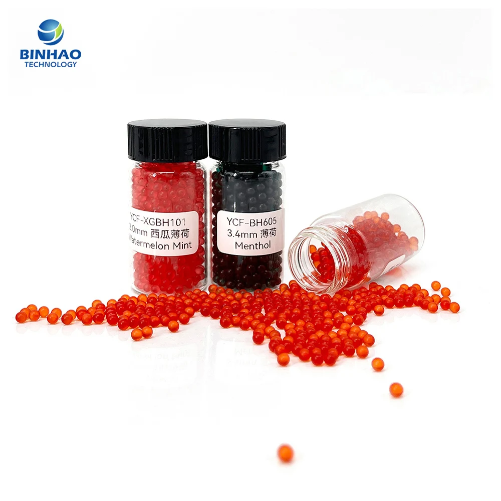 cigarette burst beads Refreshing Burst Beads Tobacco Natural Cigarettes Filter Mint Flavor  Cigarette Capsules