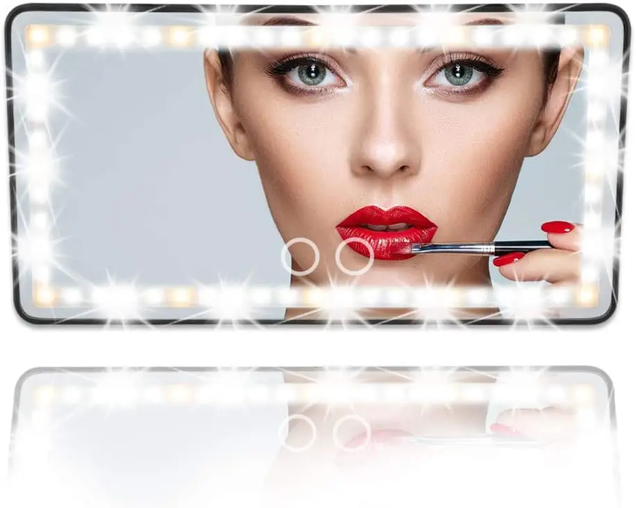 Зеркало автомобильное светодиодное с подсветкой