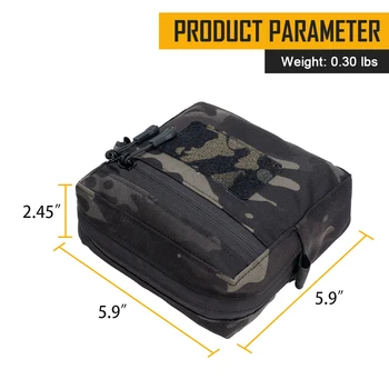 Étui tactique Molle pour couteau, pochette de rangement accessoires EDC