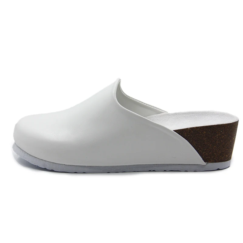 High Quality Hospital Non-Slip White PU Female Nurse Comfortable Clogs Man  Lab Clog Women Nursing Shoes