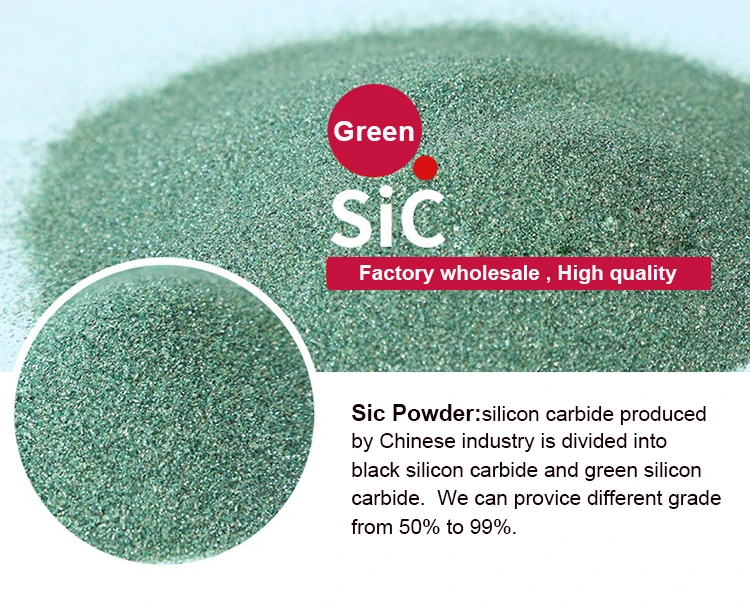 High Purity 98% Carborundum F12 - F220 Green Silicon Carbide Micro Powder for Sale -1-