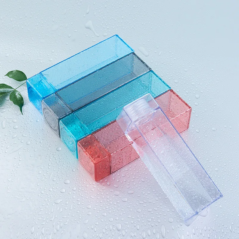 Высококачественная портативная прозрачная пластиковая Спортивная бутылка для воды без бисфенола А с логотипом на