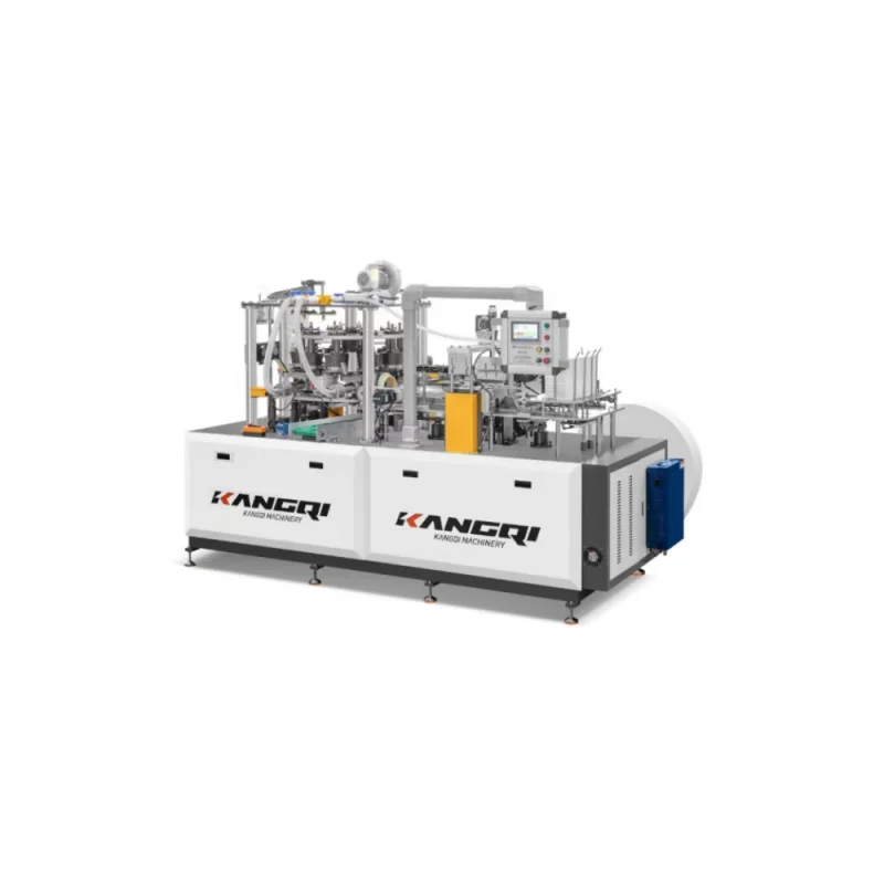 High-Speed Kraft Paper Bowl Lid Making Machine One-Time Technical Pump New Condition PLC Bearing Motor Core India Marketing supplier
