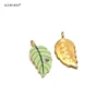 Light Green Leaf Spider Charm