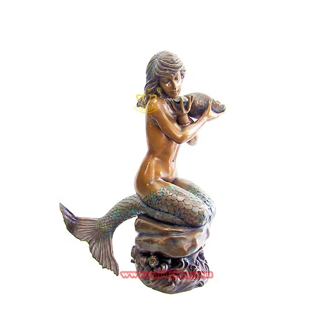 Statuette érotique En Bronze - Plongeur Nu - Style Antique - Sculpture Décorative 3,2kg