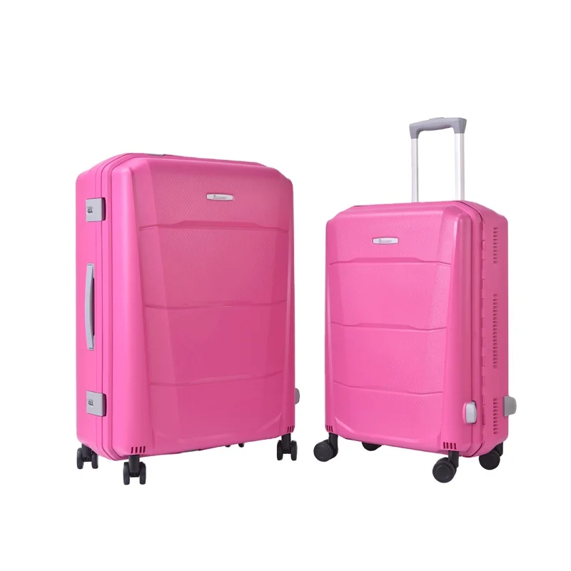 PP Custom Design Hard Shell Luggage Durable Travel Trolley Suitcase 5 Piece Luggage Set