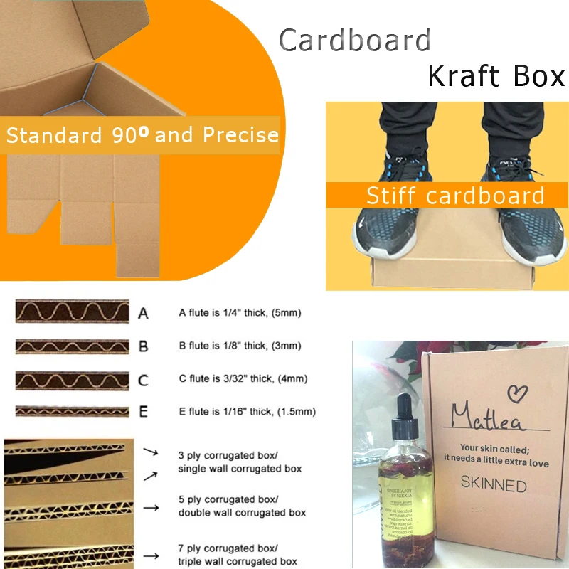 Custom Corrugated Cardboard Fitness Box Snack Box For Healthy Protein ...