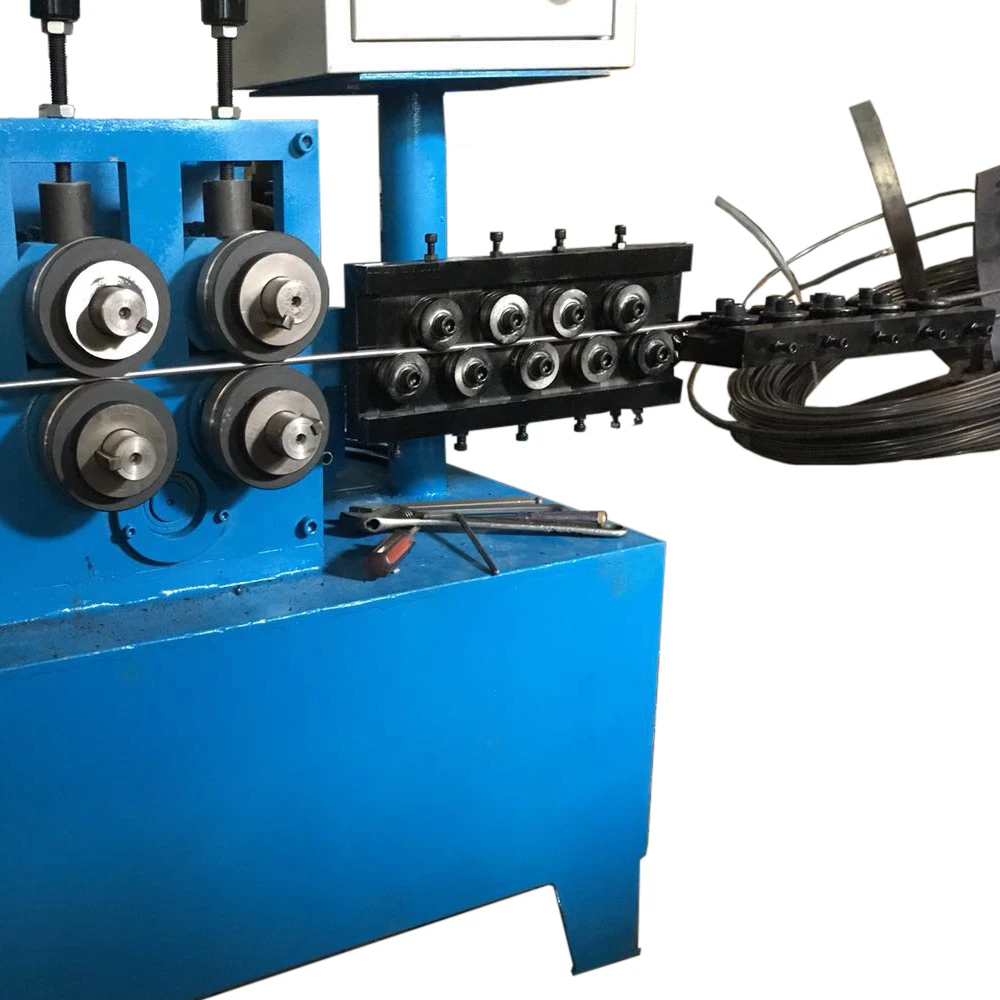 QIPANG Steel Wire Cutting PLC Control System Hydraulics Driving Straightening and Cutting Machine with Wire Straightening Roller