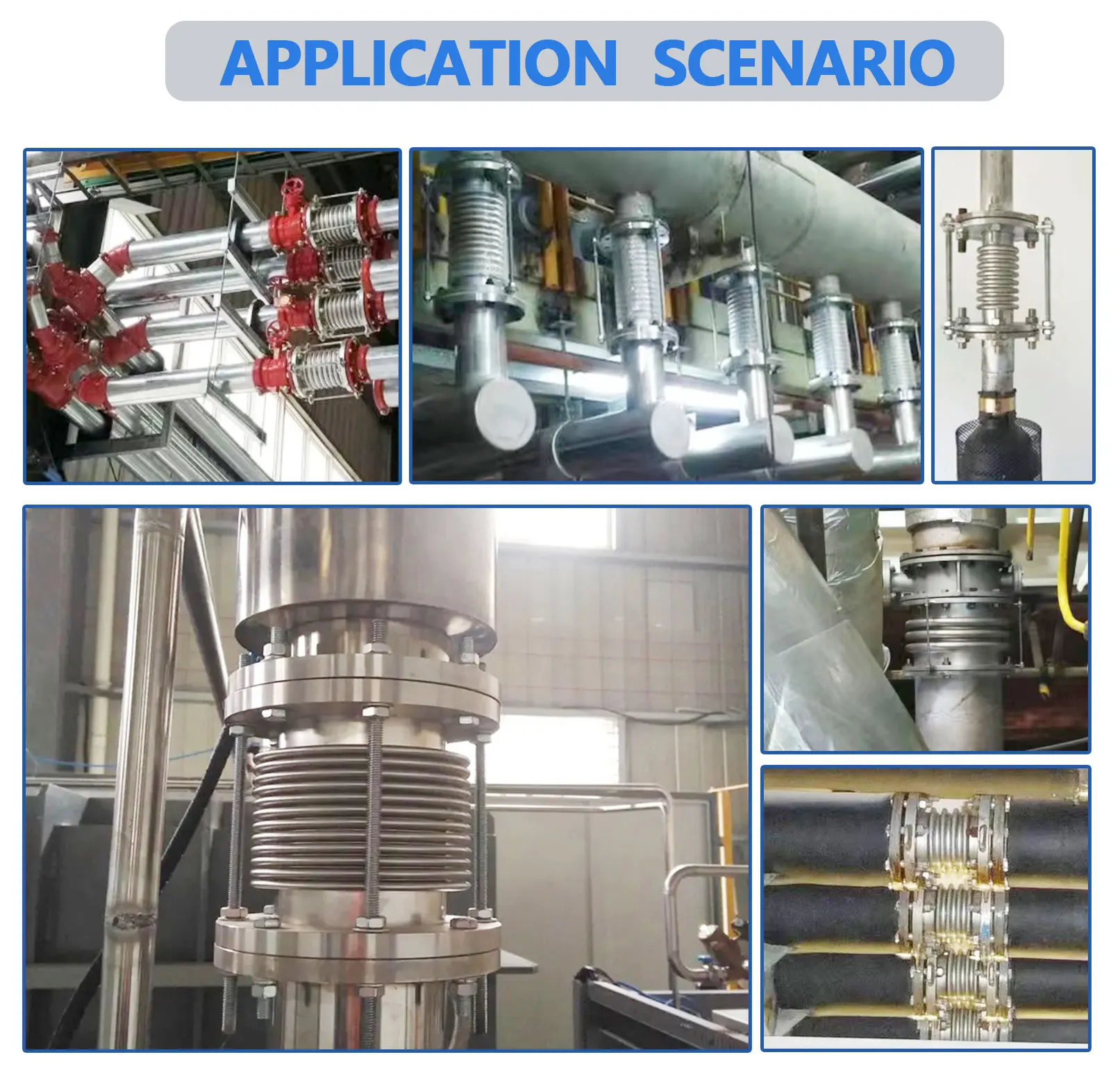 High Temperature Exhaust Compensator Bellows Compensator Metal Bellows