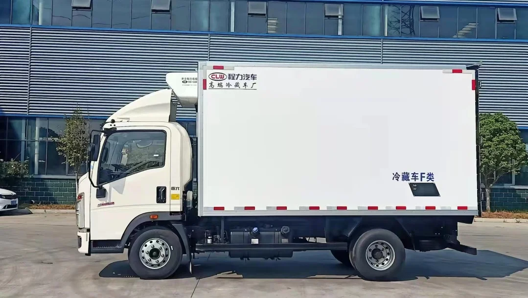 product direct sale small cargo van double cabin refrigerator new diesel manual transmission food ice cream refrigerated truck for ghana-2