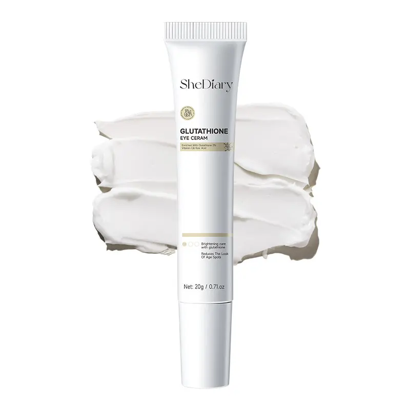 SheDiary Moisturizing Advanced Repair Eye Cream Tranexamic Acid Glutathione Brightening Under Eye Cream For Dark Circles Spots