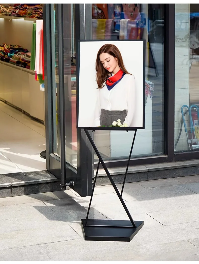 Human billboard digital signage advertising boards indoor roll up banner stand display a3 street pavement sign exhibition