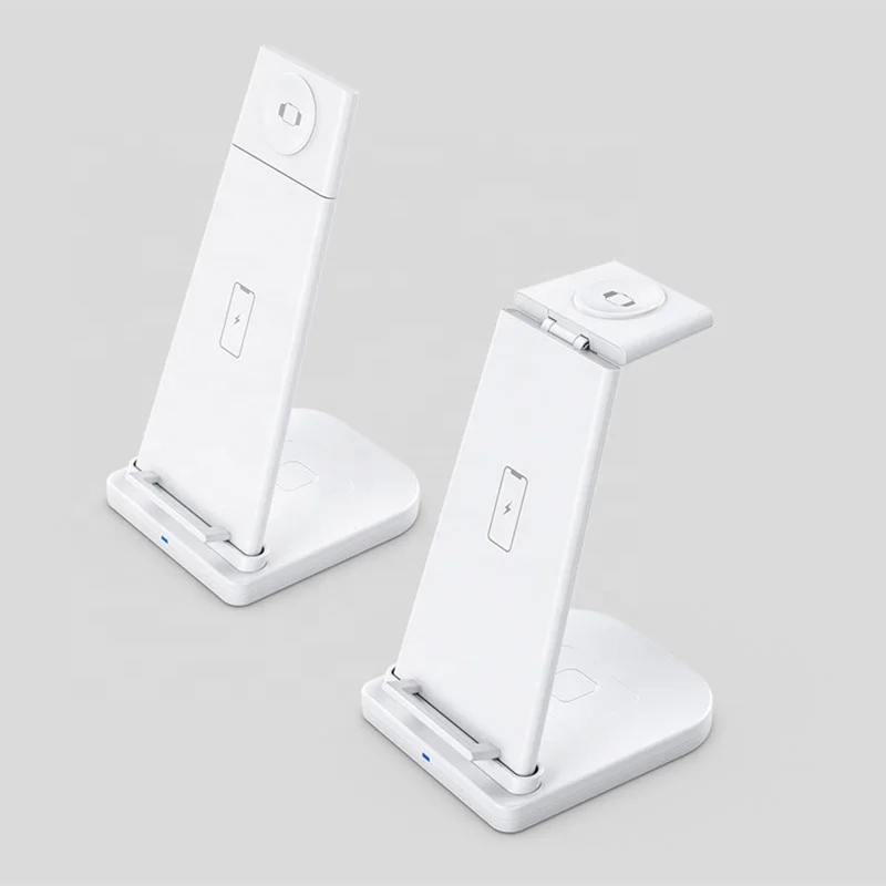 
15 Вт быстрая зарядная станция QI 3 в 1 Беспроводное зарядное устройство для iPhone 12 для iwatch для airpods 