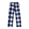 Plaid di bufalo blu