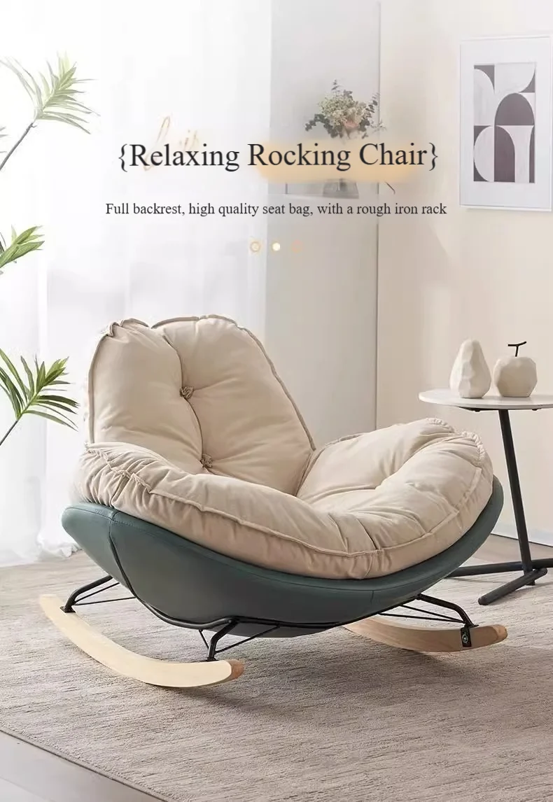 Modern Luxury Living Room Chairs Rocking Recliner Chair Lounge Sofa ...