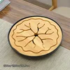 Lotus leaf round plate [black] 25*25CM