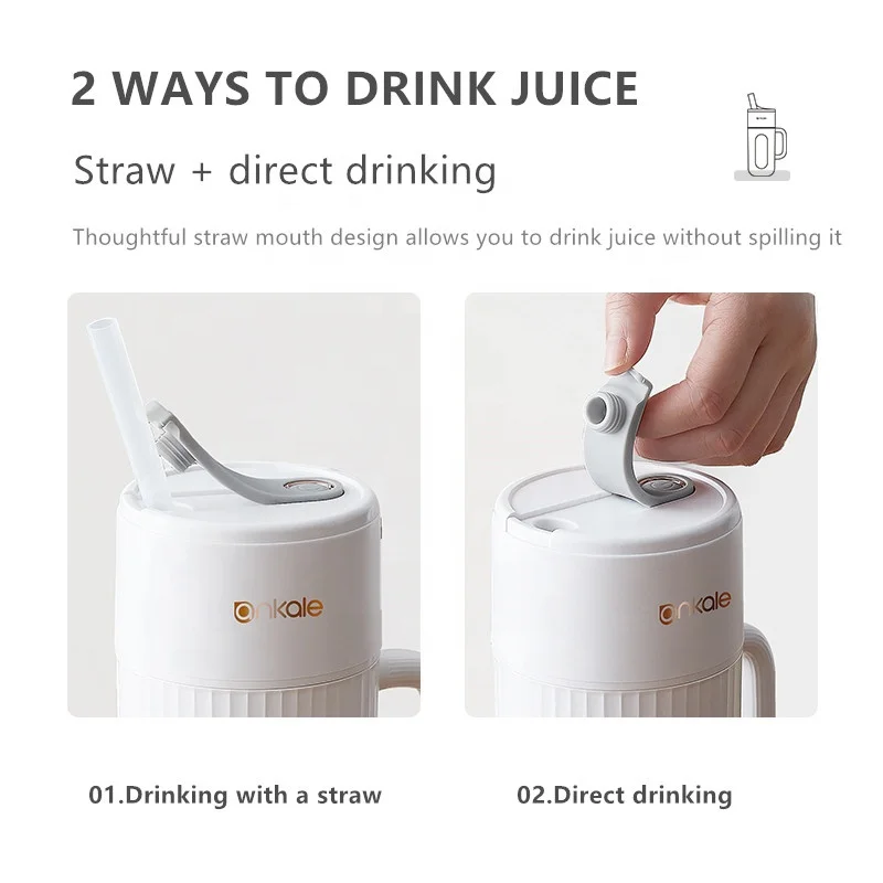 Fruit Juicer Popular USB Blender Juicer Mini Electric Portable Rechargeable Travel High Quality 400ml 10 Blades