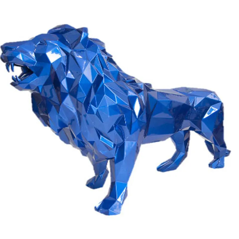 Life Size Animal Sculpture Fiberglass lion Statue