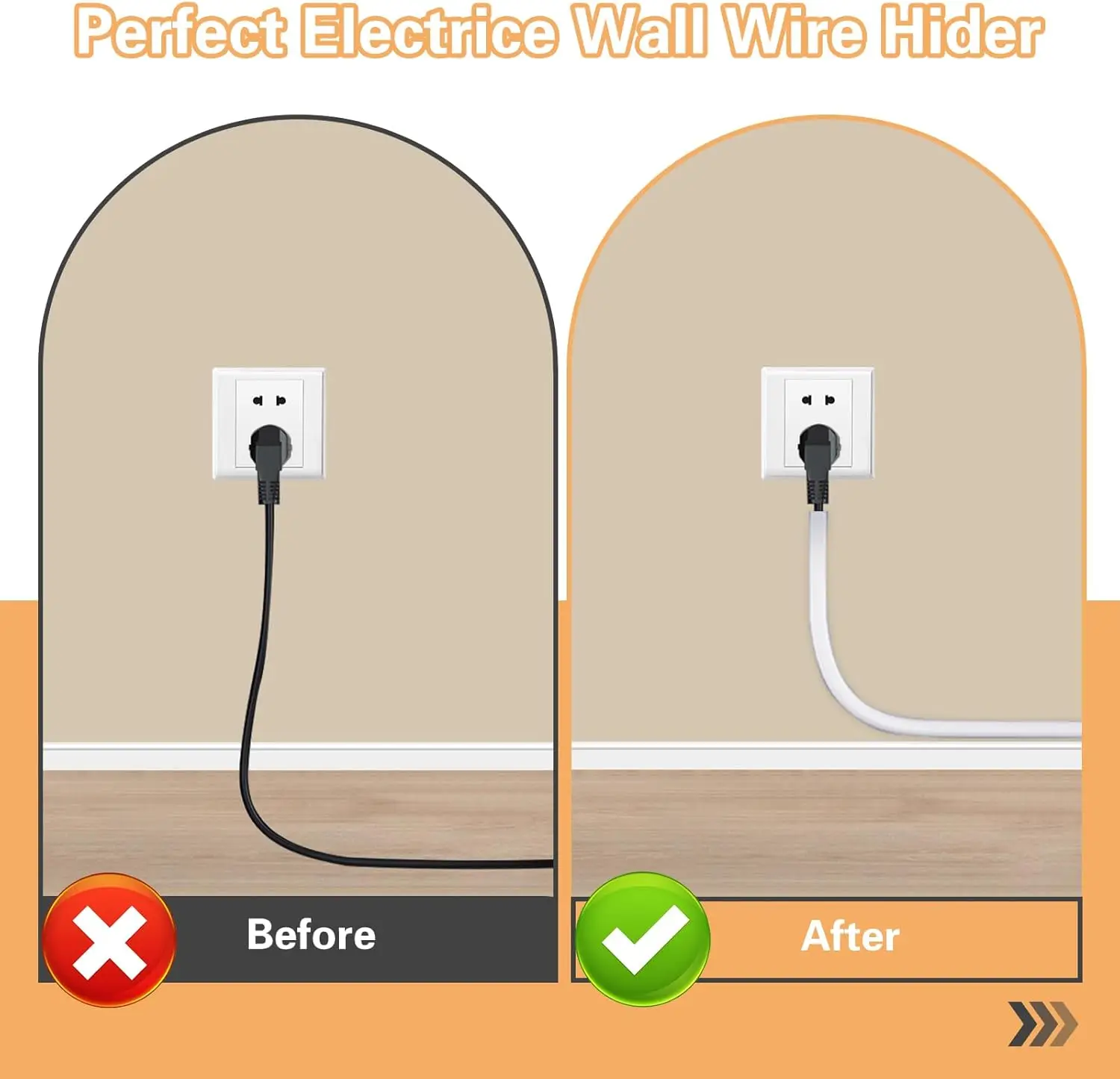 PVC Cable Protector Self-Adhesive Wall Cord Hider Cable Protector Raceway Management Cover Mouldings Yintai Cutting