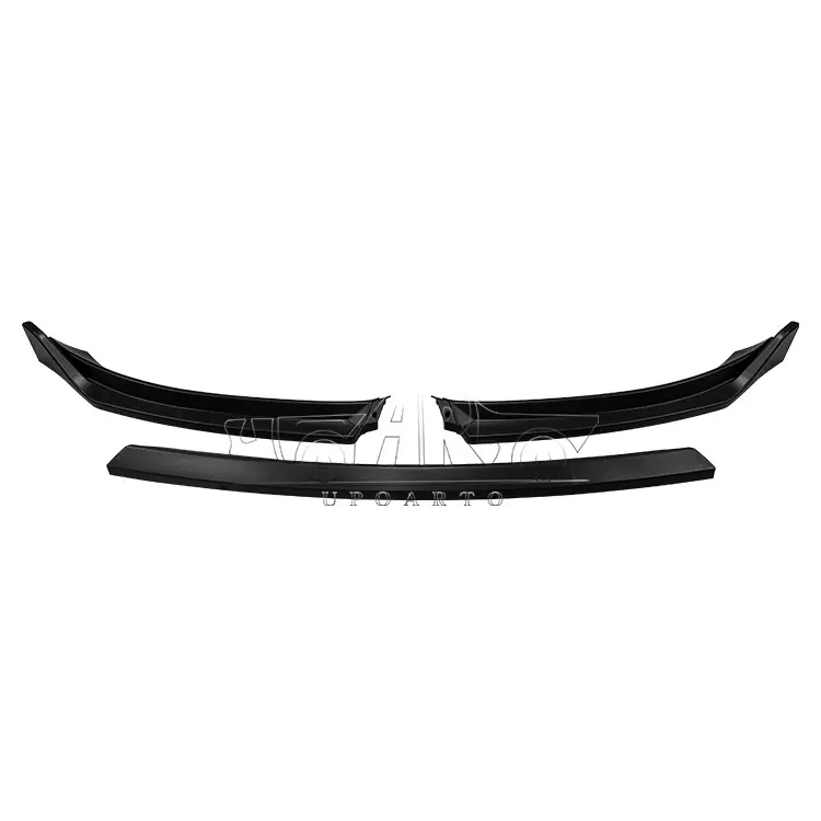 Exterior Accessories ABS Front Bumper Lip Spoiler 3 Sections Front Splitter AR Brand Easy Installation VW Volkswagen Golf 6 MK6