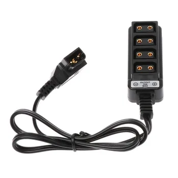 Photography Power Supply Camera 1 to 4 D-Tap Splitter Cable Male Plug to 4 Female Socket Board