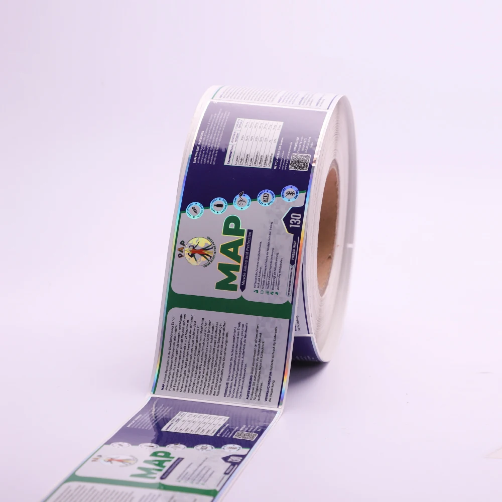 Adhesive Custom Printing Medical Injectable Bottle Stickers Packaging Steroid 10ml Vial Labels