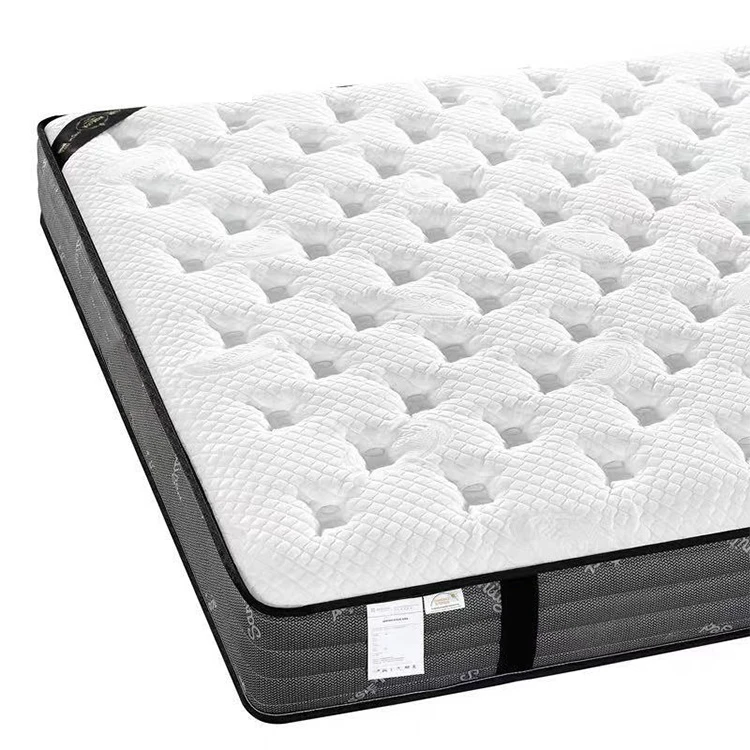 15 inch Natural Latex Memory Foam Pocket Spring Sleepwell Euro Top Bed Mattress