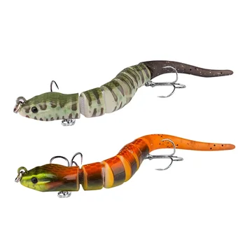 Cheery New 12cm 12G Swing Eel Bait 7 Hard ABS Lizard Crank Bait Printed Fishing Tackle for Lure Fishing – Hard Lure – view 2