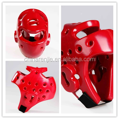 Dipped NBR Foam Tkd Head Protector with Mask Protective Equipment for Boxing Sport Style Safety Gear Helmet