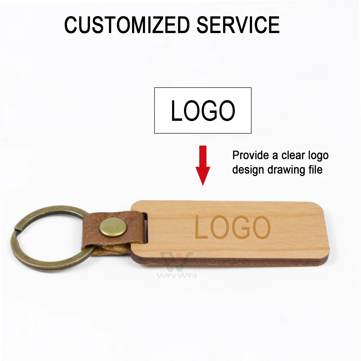 Custom Wood Tag Laser Engraved Blank Hang Tags Promotion Souvenir Gift ...