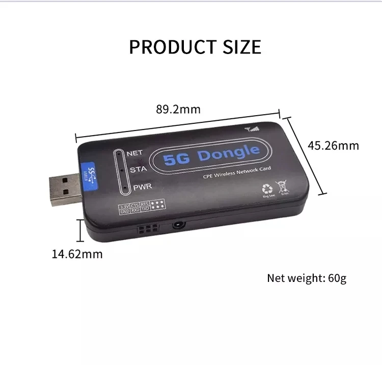 5G NR USB Dongle M211-5G CPE and RF Solutions - Hocell