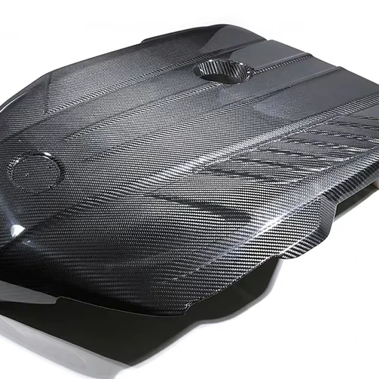 Supra A90 Engine Cover Dry Carbon Fiber For Toyota Supra A90 3.0T V6 Engine Bay Cover.