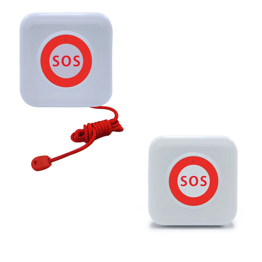VOCA Smart WiFi Wireless SOS Pager, Pulsante di chiamata – Pulsante di panico e allarme di emergenza per anziani, pazienti e disabili | WiFi 2.4G | Include ricevitore, pulsante di chiamata VOCA Smart WiFi Wireless SOS Pager, Pulsante di chiamata – Pulsante di panico e allarme di emergenza per anziani, pazienti e disabili | WiFi 2.4G | Include ricevitore, pulsante di chiamata