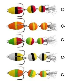 Cheery Fish King Silicone Fishing Tackle Set Soft Bass Bait Swingler with Little Pop Float for River Fishing – Soft Lure – view 3