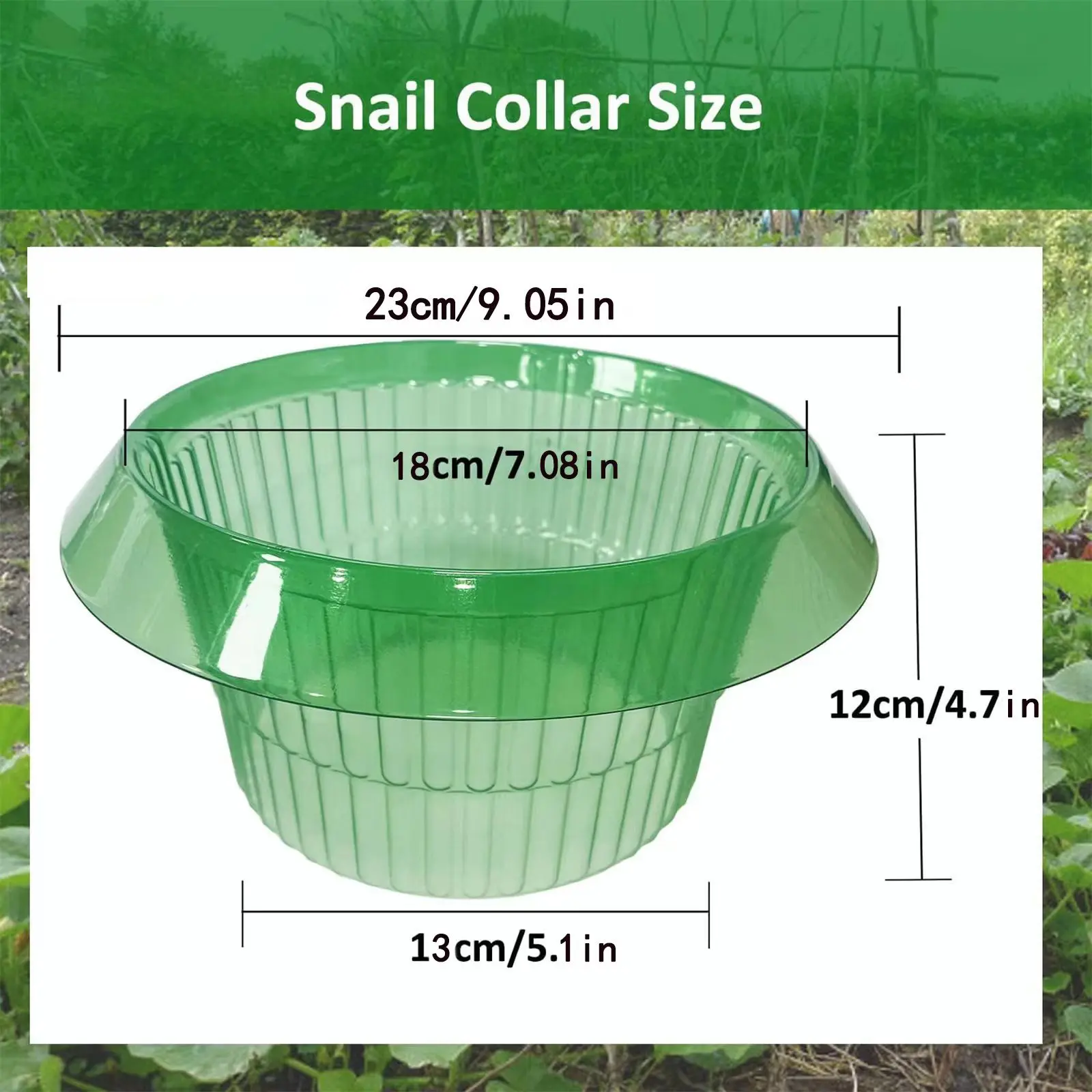 DD3906  30pcs Protect Plant to Get Better Snail Slug Collars for Plants Plastic Floor Garden Cloches