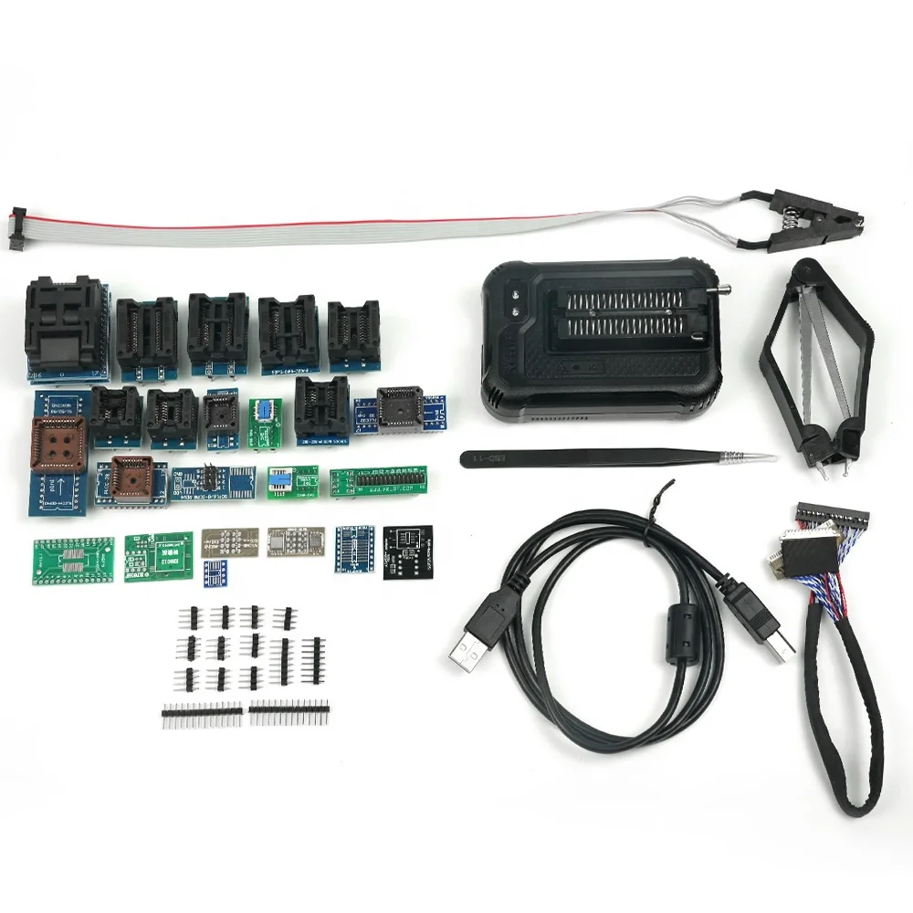 XGECU T48 (TL866-3G) Programmer With 27 Adapter Support 28000+ ICs For SPI/Nor/NAND Flash/EMMC BGA/TSOP/SOP/PLCC 2022