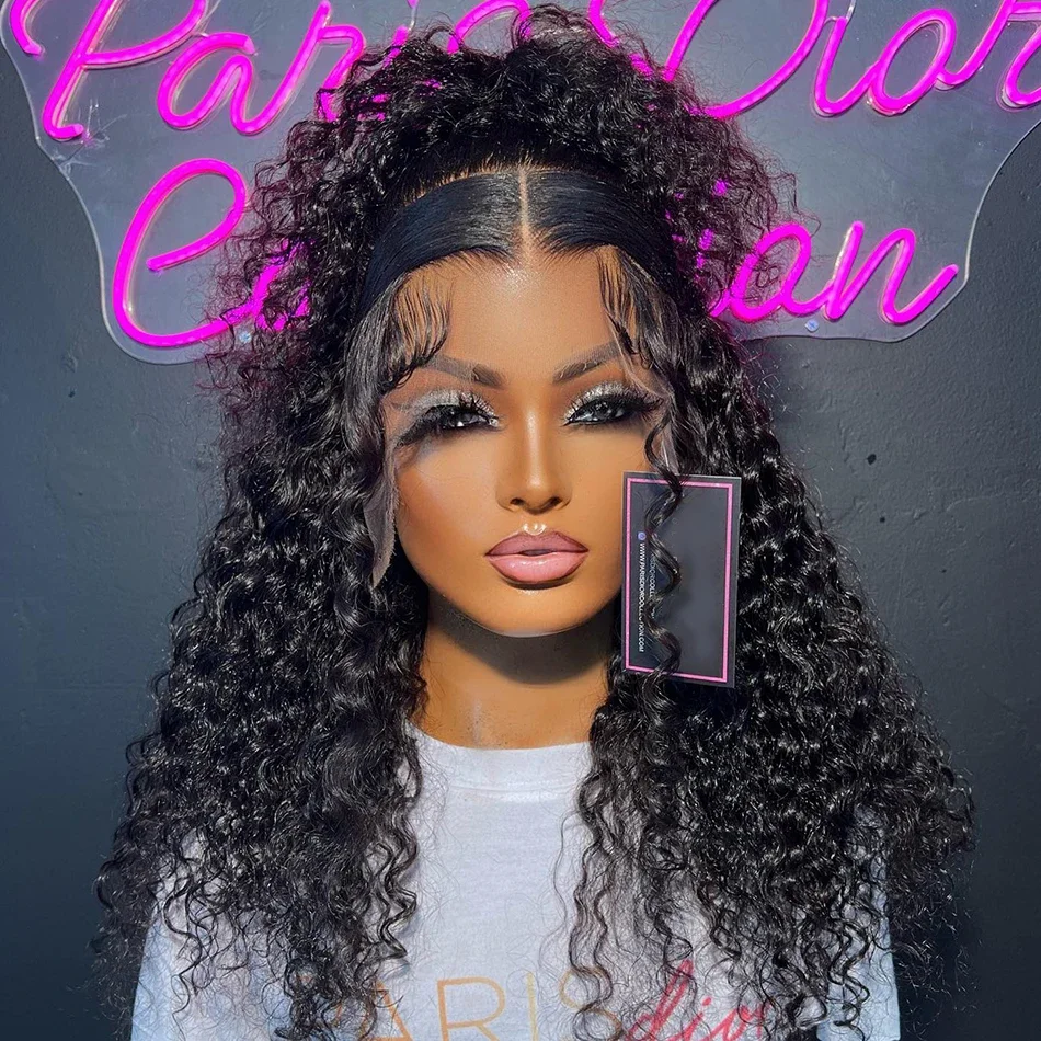 Peruca bob curta cabelo humano lace front ondulada cacheada_voghion.com