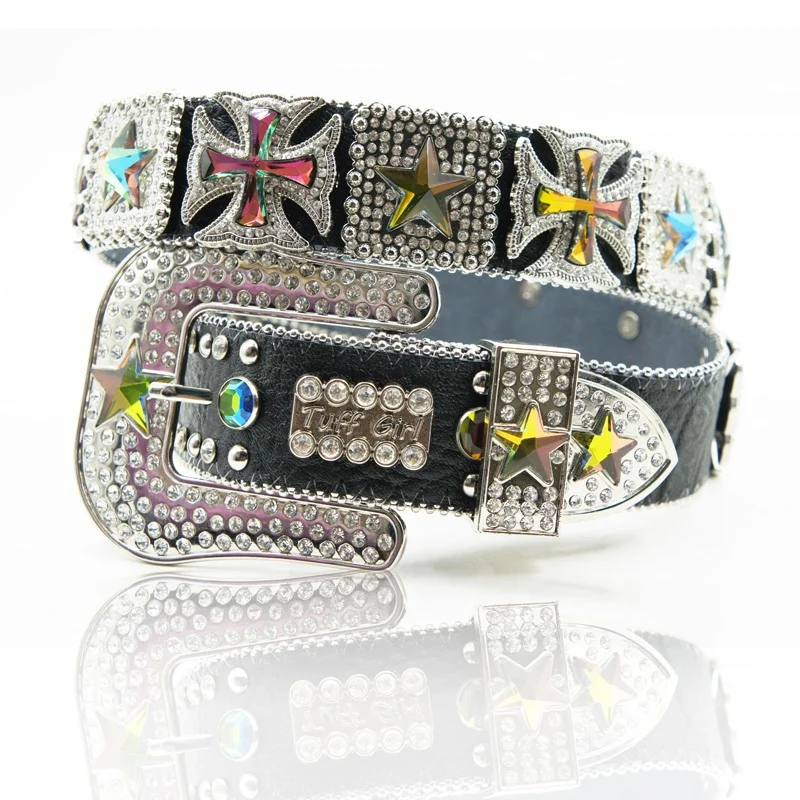 plus size belts with bling