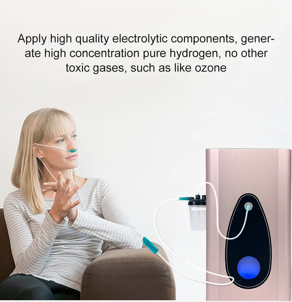 Suyzeko Portable Pem Spe Hydrogen Generator H2 Inhalation Machine ...