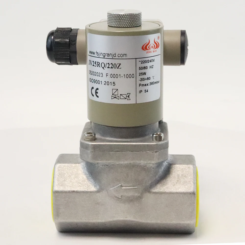 High Quality Gas Solenoid Valve 220v240v Industrial Normally Closed