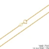 Catena di grano 14K da 1,1 mm