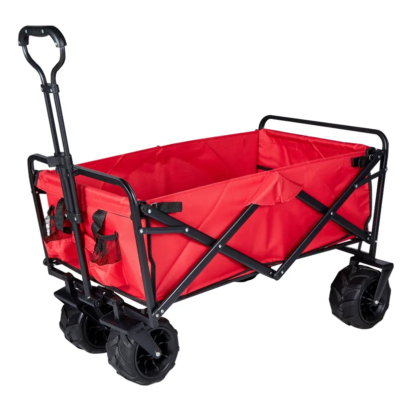 Trolley Adjustable Heavy Duty Folding Utility Car Outdoor Camper Van