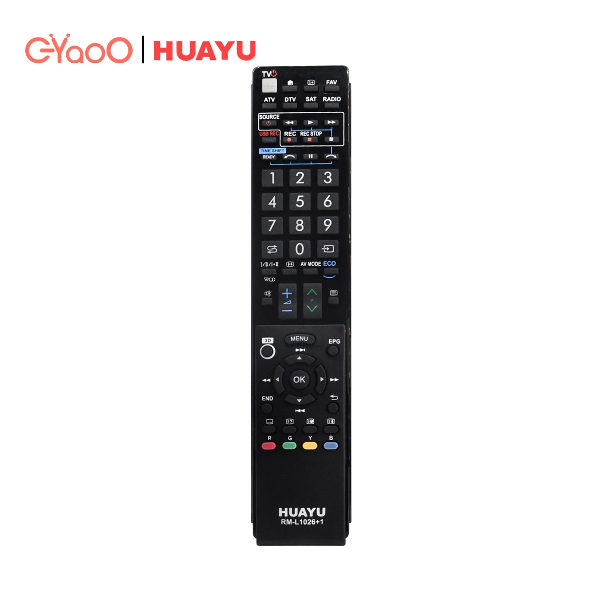 Télécommande Universelle De Remplacement RM-L1026+ Pour TV Sharp (GA841WJSA, GA910WJSA, LC-60LE822E)