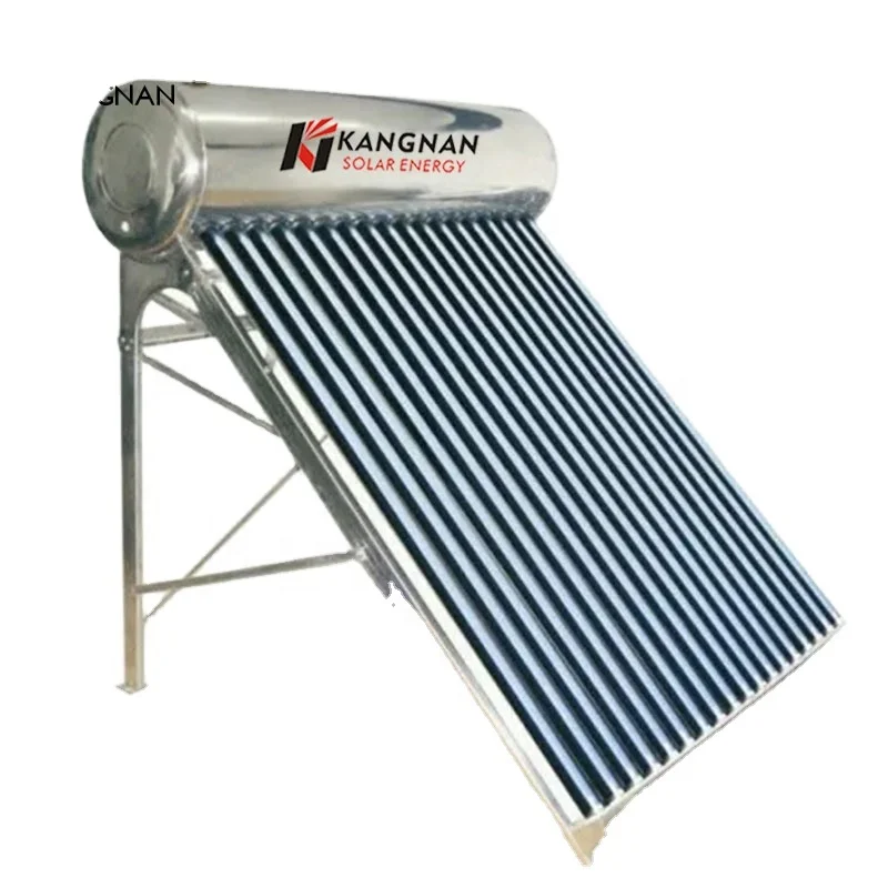 Aquecedor de água solar hitech, não pressão, tubo de vácuo, tanque  auxiliar, para mercado israel