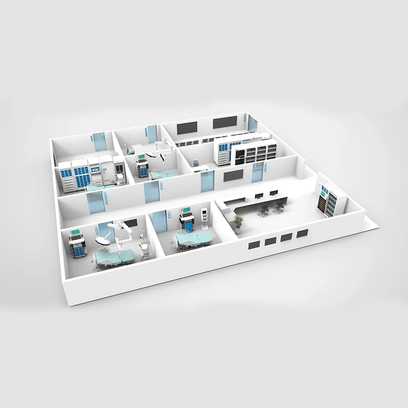 HUAAO GMP Standard ISO7 Dust-Free Modern Modular Cleanroom for Workshop/Hospital Use with Free Design