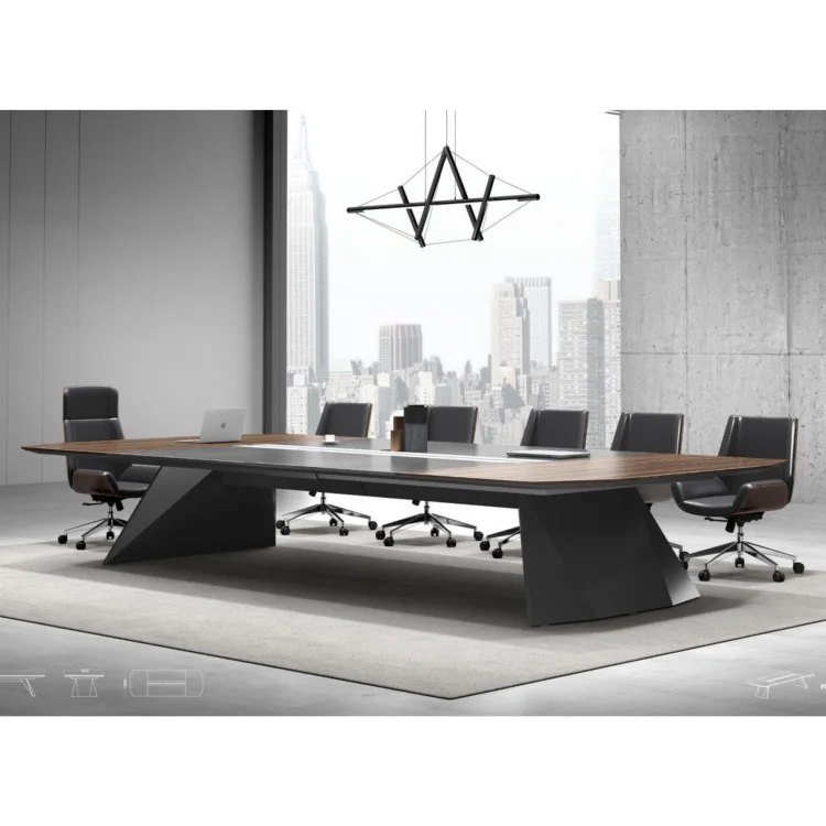 Competitive Price Good Quality Modern Large Conference Table and Chairs