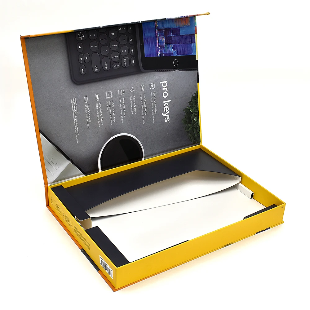 Wholesale Eco-Friendly Recycled Electronics Packaging Custom Paper Display Boxes UV Coating Embossing Featuring Unique Hanging manufacture