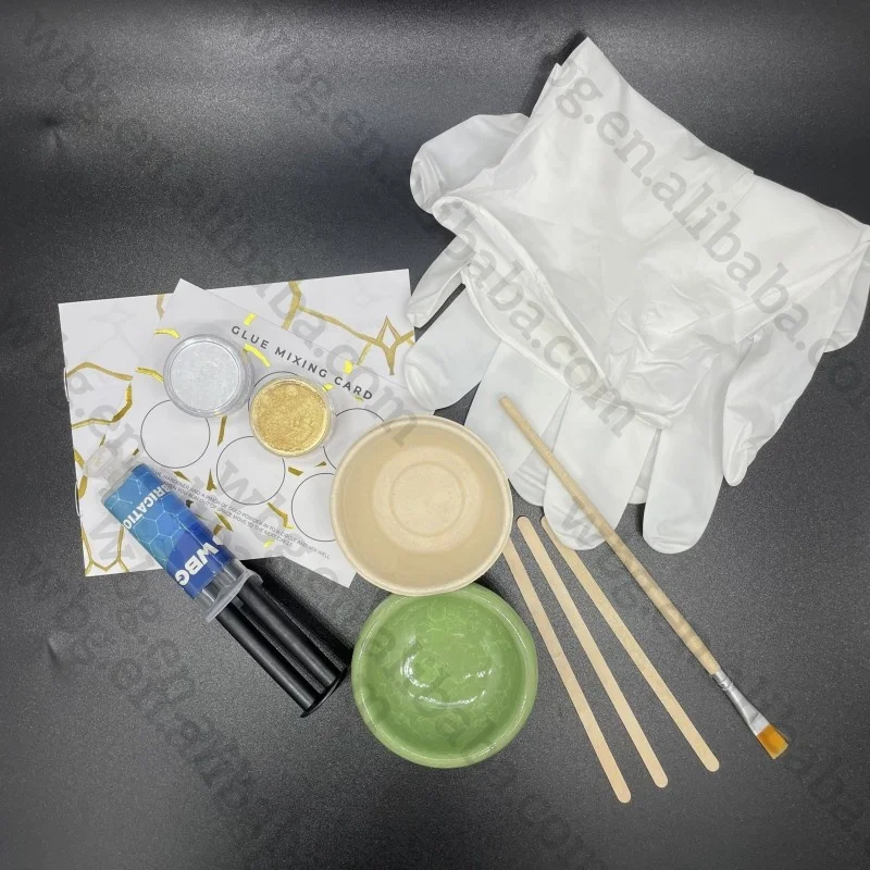 Wbg Epoxy Resin Ab Glue Kintsugi Set Kintsugi Ceramic Repair DIY