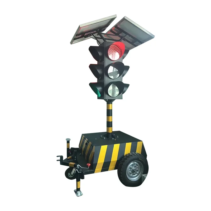 Портативные временные перекресток б/у предупреждение подвижный безопасности дорожного движения СИД солнечный сигнал