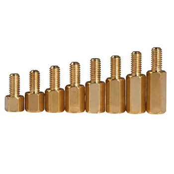 M2/M2.5/M3/M4 Coppers Brass Pillars Standoff Circuit Spacer